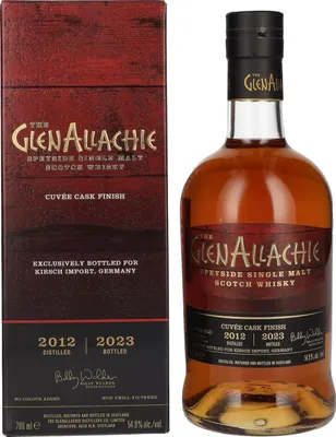 Produktbild von The GlenAllachie 10 Years Old Cuvée Cask Finish 2012 54,9% Vol. 0,7l in Geschenkbox