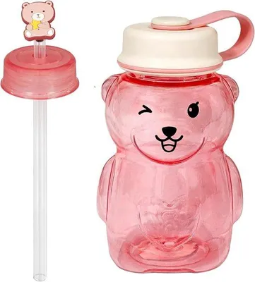 Obrázok produktu pre Detská nepretekajúca fľaša na vodu do školy a na cesty – 430 ml – ružová