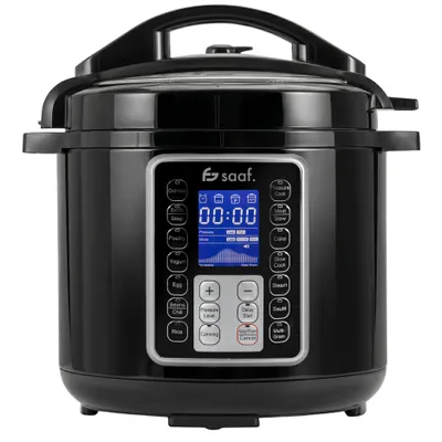 Produktbild von Saaf Multicocher & Schnellkochtopf (5,8L) – 15-in-1 Digitaler Reiskocher & Slow Cooker, 1000W