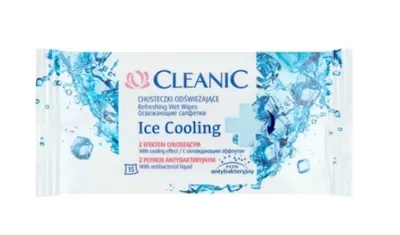 Zdjęcie produktu dla Cleanic Ice cooling Chusteczki odswiezajace, 15 sztuk