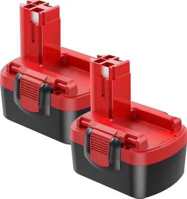 Image de Batterie pour outils électroportatifs Bosch, capacité 4000mAh, technologie Ni-MH, 2 batteries BAT038