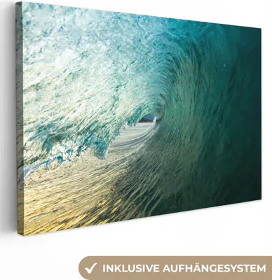 Produktbild von OneMillionCanvasses® - Leinwandbilder - 150x100 cm, Meer - Golf - Amerika, Wandbilder Kunstdruck Wanddekoration