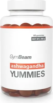 Produktbild von GymBeam - Ashwagandha Yummies, 60 Kapseln