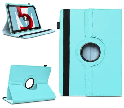 Produktbild von Tablet Hülle für Huawei MediaPad T5 T3 T2 T1 10.1 Tasche Schutzhülle 360 DrehbarFarben:Türkis