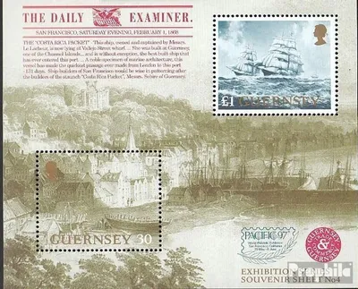 Produktbild von Briefmarken GB - Guernsey 1997 Mi Block19 (kompl.Ausg.) postfrisch Briefmarken