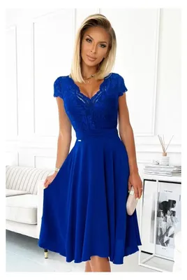 Produktbild von Kleid NUMOCO LINDA 381-3 BLAU Größe: M