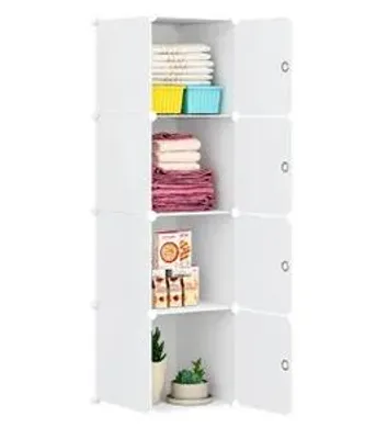 Image de Armoire modulaire Armoire blanche Etagères Library Post