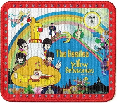 Produktbild von The Beatles Yellow Submarine Stars Border Aufnäher zum Aufnähen