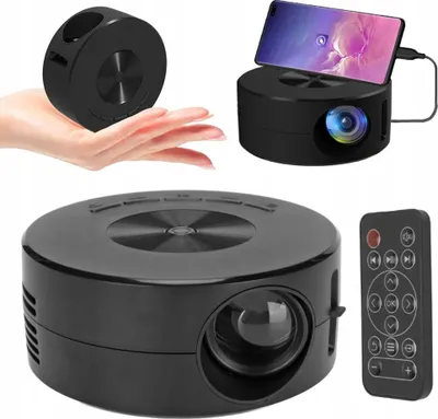 Obrázek produktu pro Přenosný Led Projektor Fhd 1920X1080 S Reproduktorem A Mobilním Napájením