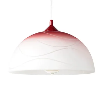 Produktbild von Hängeleuchte E27 rot Ø30cm H:60cm dimmbar