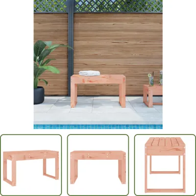 Produktbild von The Living Store Gartenbank 80x38x45 cm Massivholz Douglasie