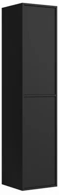 Immagine prodotto di Mobile bagno Mali 38 x 33 x 160 cm - Nero opaco - sospeso con 2 ante