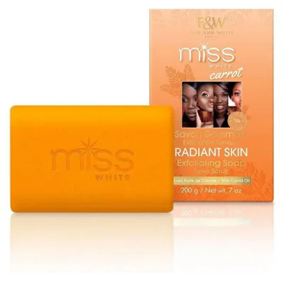 Obrázok produktu pre Exfoliačné mydlo s mrkvou Fair and White Miss White 200 g
