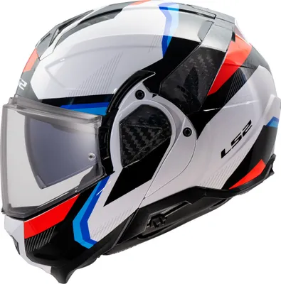 Produktbild von Ls2 Klapphelm FF910 Advant II Triple. Helm FF910 Advant II Triple L wh blau rot
