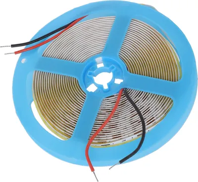 Image de bande Flexible Lumineuse LED 12V COB Auto-adhésive 90 CRI Bande Flexible Lumineuse LED Uniforme 110LM 5m 3000K Lumière Chaude