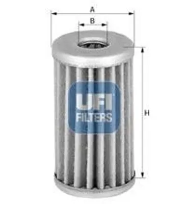 Produktbild von UFI Ölfilter, Höhe 206 mm, Außendurchmesser 45 mm, Innendurchmesser 26 mm