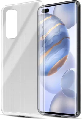 Produktbild von Cadorabo Hülle für Honor 30s Schutz Hülle in natur Schutzhülle TPU Silikon Cover Etui Case