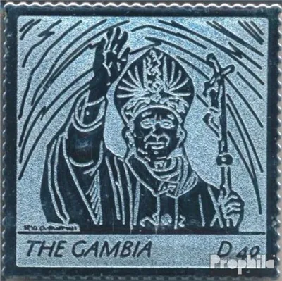 Produktbild von Briefmarken Gambia 2005 Mi 5565 postfrisch Tod von Papst Johannes Paul II.