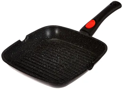 Productafbeelding van Kamberg – 0008028 – Grillpan 24 x 24 cm – Afneembaar handvat – Gietaluminium –