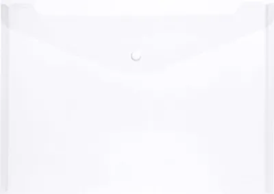 Image de herlitz Pochette à documents, DIN A4, PP, blanc/transparent, 1 pièce