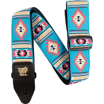 Produktbild von Ernie Ball Sedona Blue Jacquard-Gürtel (5326)