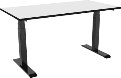 Produktbild von celexon elektrisch höhenverstellbarer Schreibtisch Professional eAdjust-58123 - schwarz, inkl. HPL Tischplatte 125 x 75 cm