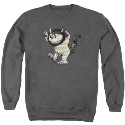 Immagine prodotto di Felpa unisex "Where the Wild Things Are" per uomo/donna, modello TV39386 (taglia S), colore antracite