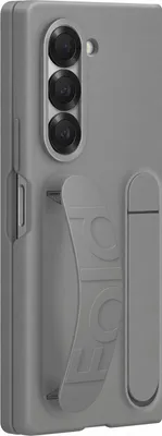 Produktbild von Samsung Original Silikon-Rückseite mit Riemen für das Samsung Galaxy Z Fold 6 - Grau