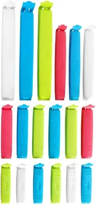 Produktbild von EXCELLENT HOUSEWARE Verschlussclips für Lebensmittelverpackungen Lebensmittelbeutel 18-teilig