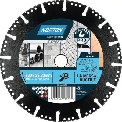 Produktbild von Norton Diamanttrennscheibe Pro EU Ductil Ø 230x22,23mm