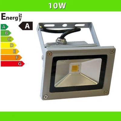 Immagine prodotto di LEDVero® Proiettore LED 10 watt proiettore da costruzione - argento - BIANCO FREDDO