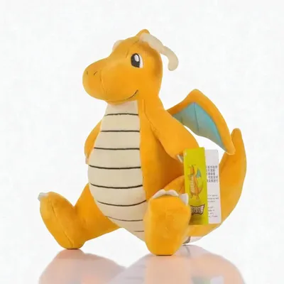 Produktbild von Dragoran Plüschtier 25 cm – Pokémon Kuscheltier – Weiches Spielzeug für Kinder