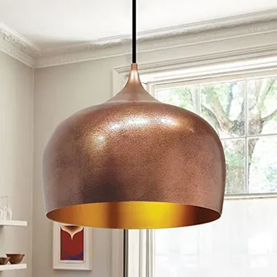 Produktbild von Vintage Pendelleuchte Kreis Lampenschirm Hängelampe
