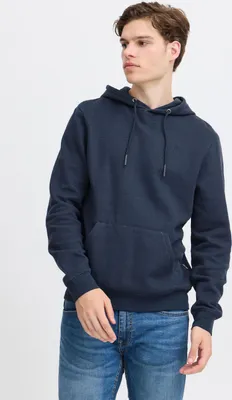 Produktbild von Blend BHSweatshirt Herren Kapuzenpullover Hoodie Sweater mit Kängurutasche Kapuze Kordelzug Label-Details 100% Baumwolle Regular fit