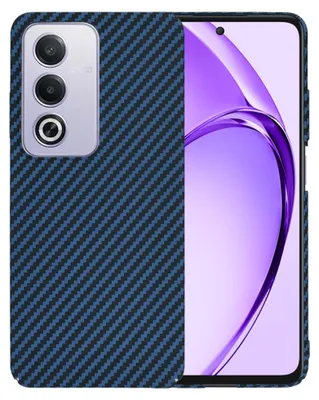 Produktbild von Techsuit Carbonite FiberShell Back Cover Hülle für Oppo A80 - Blau