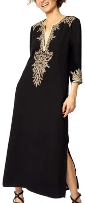 Produktbild von Solidchoice - Bohemianisches, schulterfreies Kimono-Maxikleid für Damen, ideal für den Strand