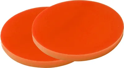 Produktbild von Set mit 30 Kunststoffscheiben (3x30 mm, Acryl, PMMA, orange)