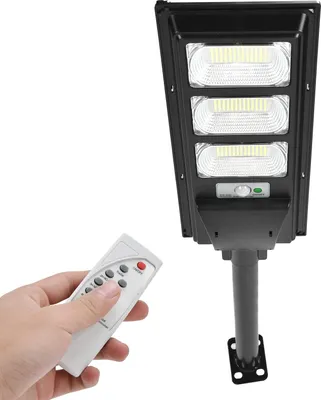 Obrázek produktu pro Solární pouliční světlo 351LEDs Vodotěsné dálkové ovládání senzorové světlo pro venkovní zahradu
