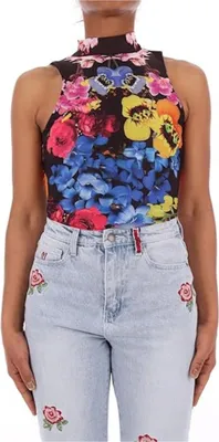 Produktbild von Desigual Damen Schwarz 22SWTKA8_32705AA_NERO2000 : Größe - L Größe: L