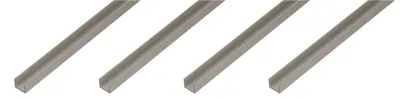 Produktbild von Alberts U-Profil im Bundle speziell für Spanplatten, Aluminium, silberfarbig eloxiert