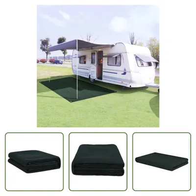 Produktbild von The Living Store Zeltteppich 250 x 400 cm HDPE Grün