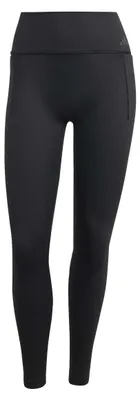 Productafbeelding van adidas dames sportlegging Optime Workout, ribstructuur, zwarte kleur, maat XXS