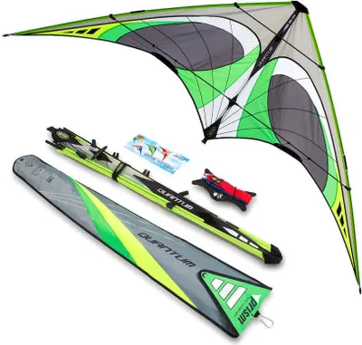 Obrázok produktu pre Stunt kite Prism Quantum 2.0 Graphite QUAG Grey 221 cm