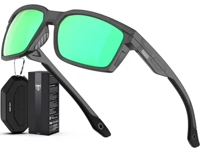 Zdjęcie produktu dla Męskie okulary przeciwsłoneczne z polaryzacją i oprawką TR90 Ochrona CAT 3 UV400