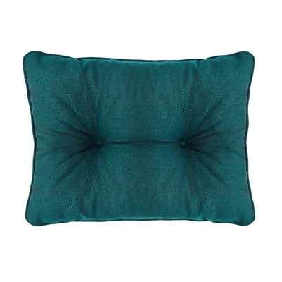 Produktbild von Best Wool Rückenkissen 60x40 cm für Rattan Gartenmöbel – Outdoor Loungekissen aus 100% Polypropylen formstabil wetterfest und weich Petrol