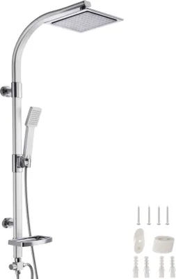 Produktbild von Regenduschsystem Chrom-Optik Antikalktechnik