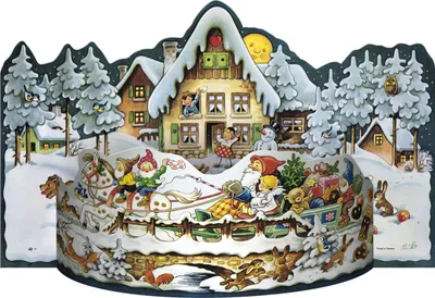 Produktbild von Adventskalender "Schlittenfahrt"