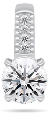Immagine prodotto di Piccolo ciondolo in argento con zirconi PT105W
