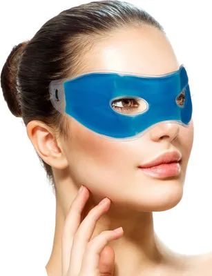 Image de Masque pour les yeux Masque de refroidissement en gel Masque de sommeil Tonifiant Relaxant Application froid-chaud