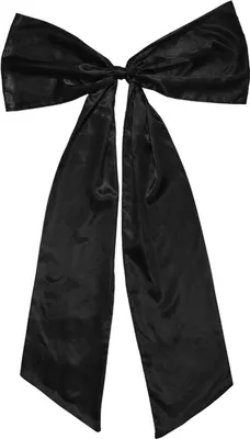 Produktbild von Giant Satin Bow Party Decoration - 47x25" Große Schwarze Schleife für Wanddekoration - Zuhause - Geburtstage - Hochzeiten - Junggesellinnenabschiede - Babypartys - Abschlussfeiern